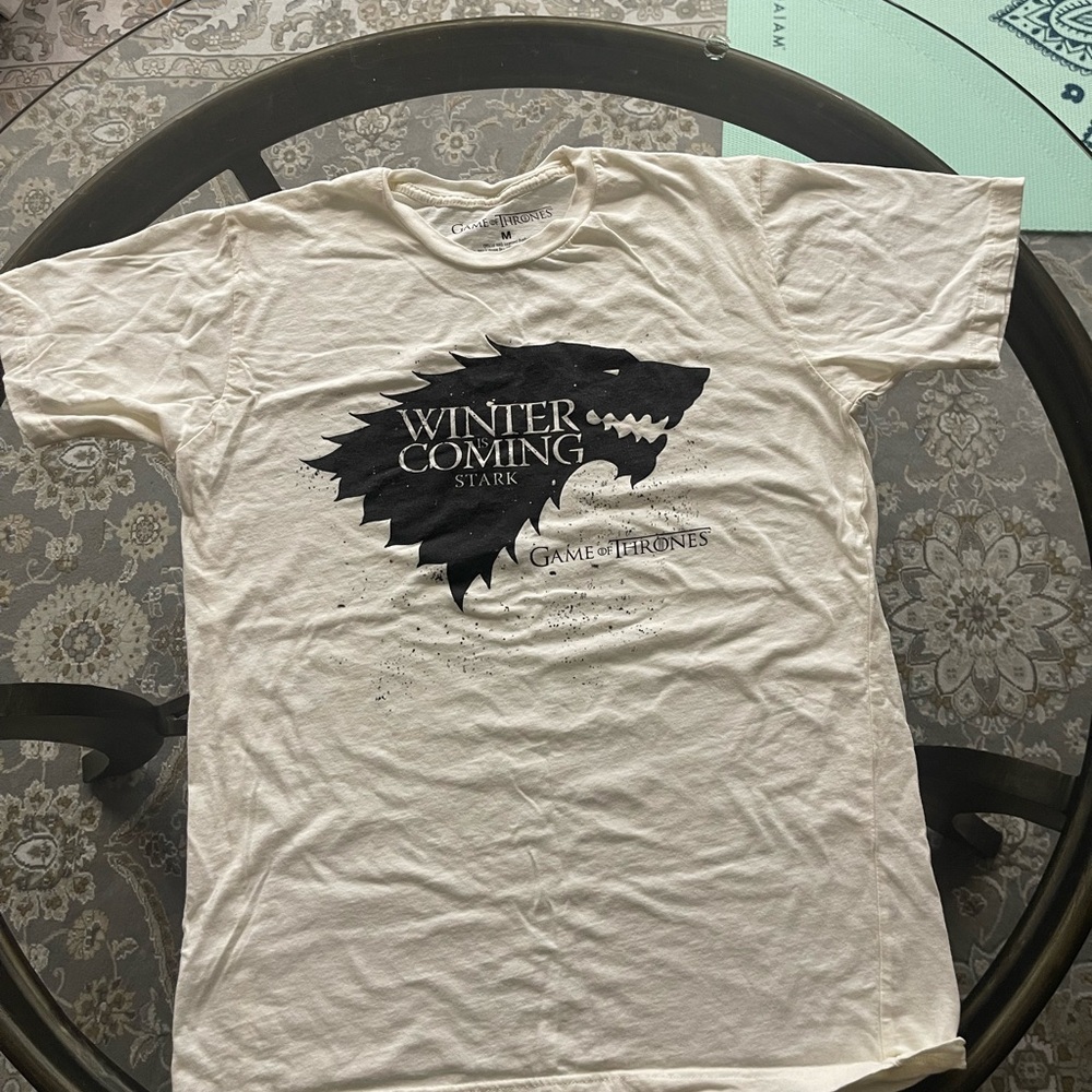 Off-White Graphic Official HBO Licensed GAME OF THRONES (M) T-Shirt